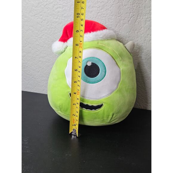 Squishmallow Monsters Inc Mike WAZOWSKI Plush Santa Hat Christmas Disney 10" - Picture 2 of 8